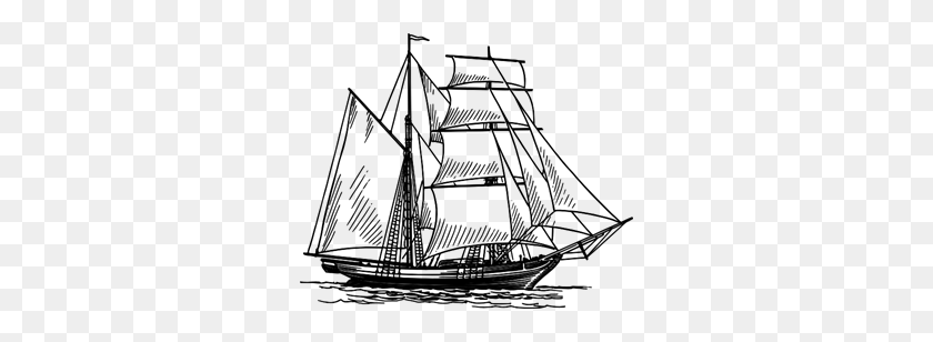300x248 Sailboat Png, Clip Art For Web - Sailboat Clipart Black And White
