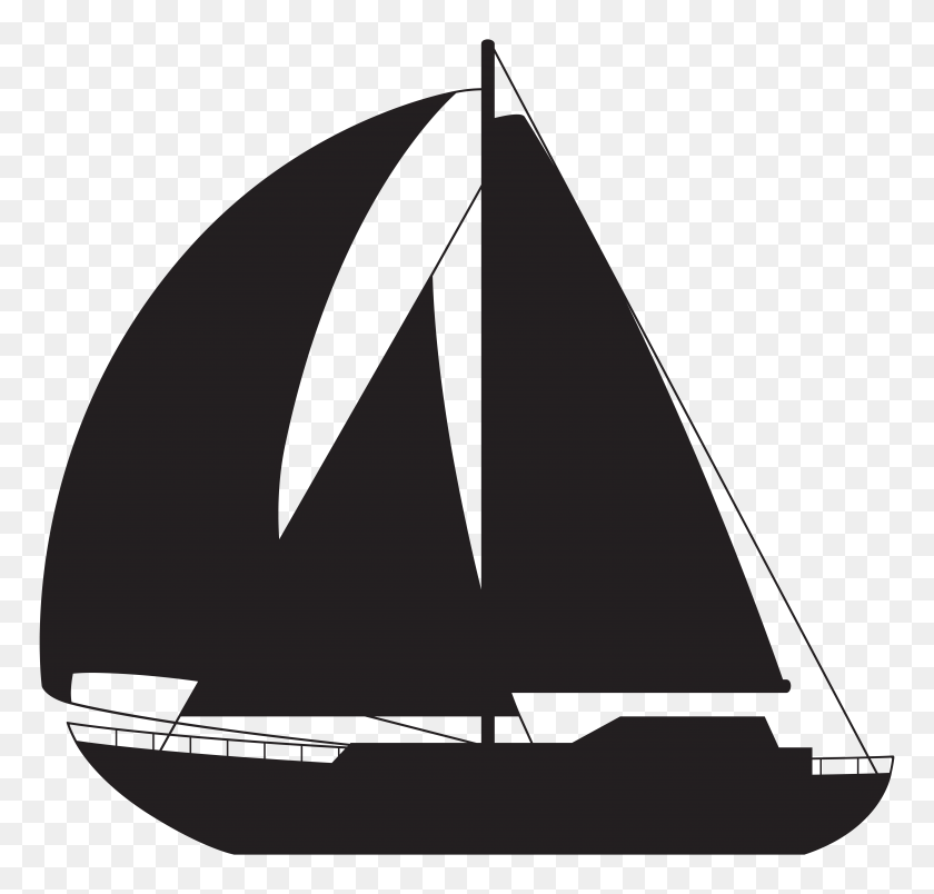 Sailboat Silhouette Png Clip Art - Sail Boat PNG