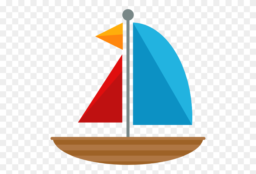 512x512 Sailing Boat - Sailboat PNG