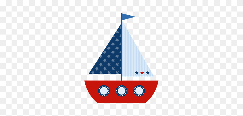 286x343 Парусная Лодка Клипарт Морская Тема - Бесплатный Морской Клипарт