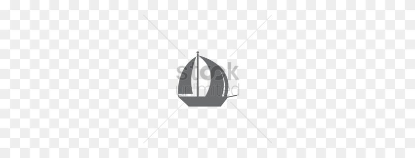 260x260 Sailing Clipart - Yacht Clipart Black And White