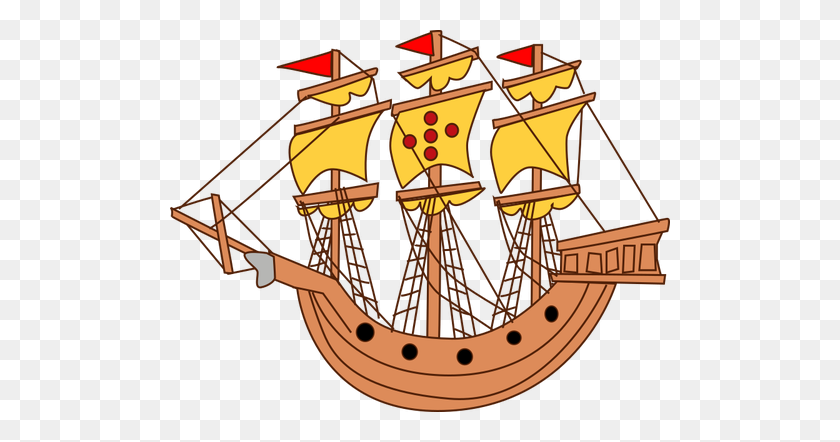 500x382 Sailing Ship Clipart Student - Clipper Ship Clip Art