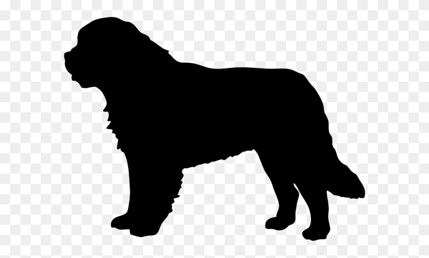 600x445 Saint Bernard Dog Silhouette Png Clip Art Gallery - Dog Silhouette PNG