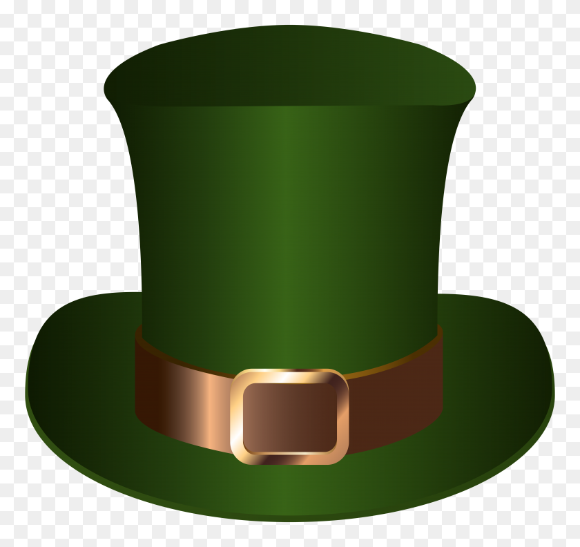 8000x7513 Saint Patrick's Leprechaun Hat Clip Art Gallery - Saint Patrick Clipart