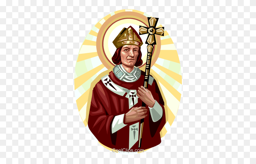 354x480 Saint Thomas Becket Royalty Free Vector Clip Art Illustration - Prophet Clipart