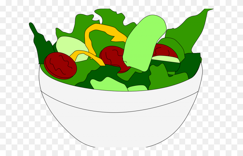 640x480 Salad Clipart - Salad Clipart Black And White
