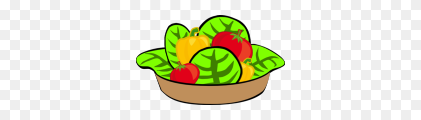 298x180 Salad Clipart, Suggestions For Salad Clipart, Download Salad Clipart - Fresh Produce Clipart