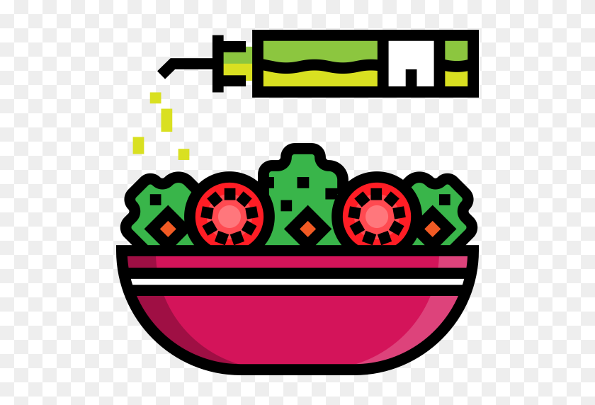 512x512 Salad, Food, Vegetables Icon With Png And Vector Format For Free - Salad PNG