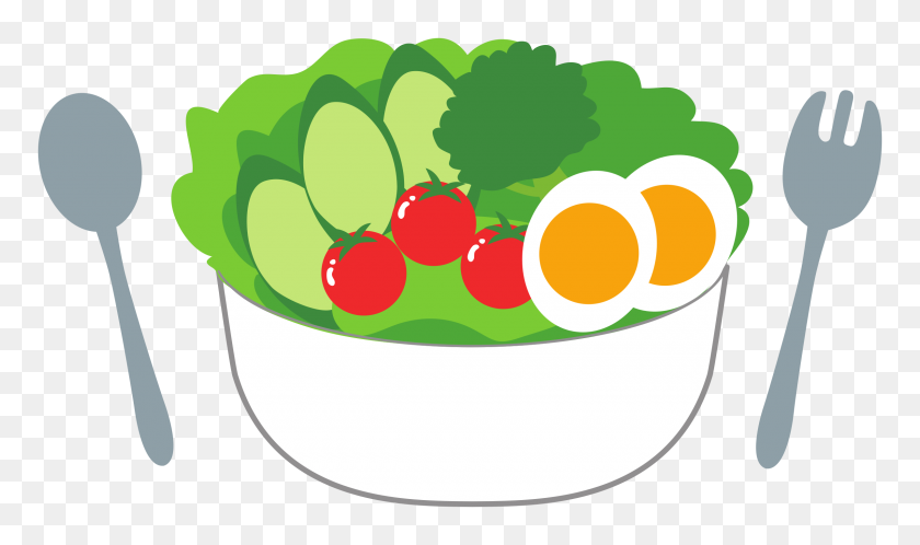 2400x1350 Salad With Fresh Tomatoes, Cucumber And Eggs Icons Png - Salad PNG