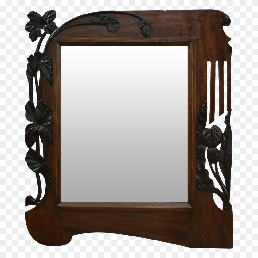 2000x2000 Salcedo Auctions An Art Nouveau Mirror Frame - Mirror Frame PNG