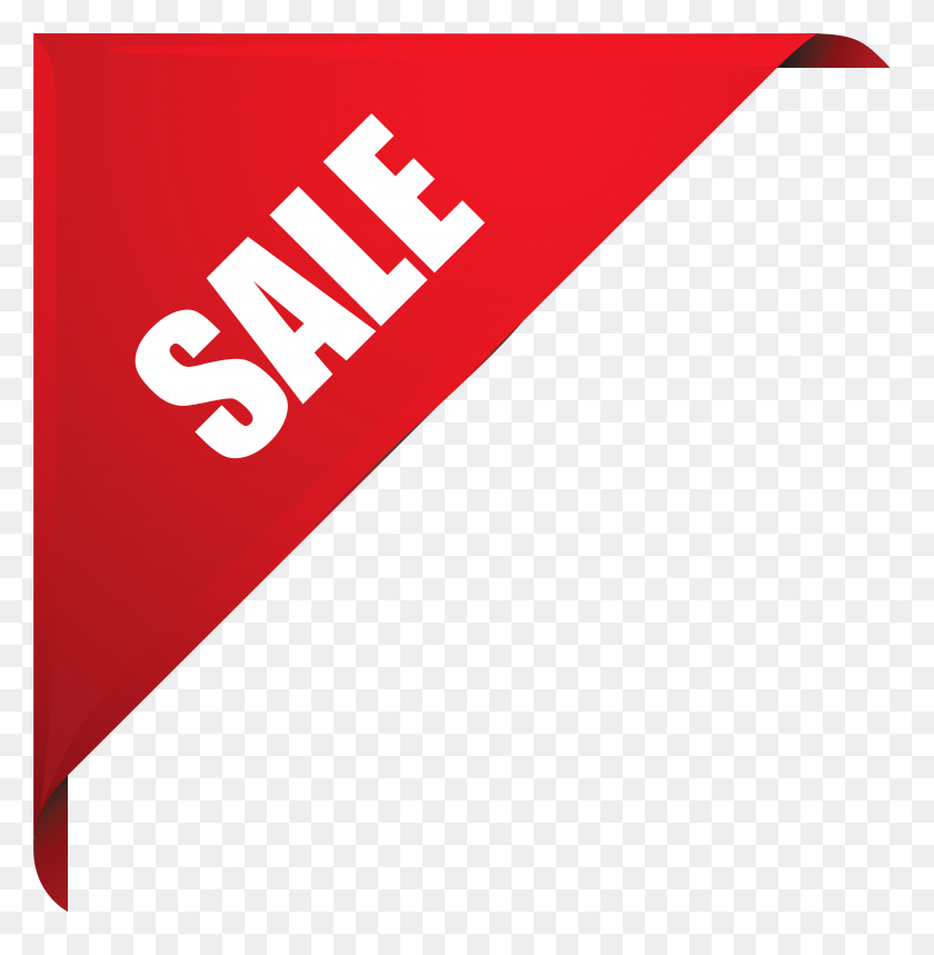 5763x5905 Sale Corner Png Clipart - Sale Tag PNG