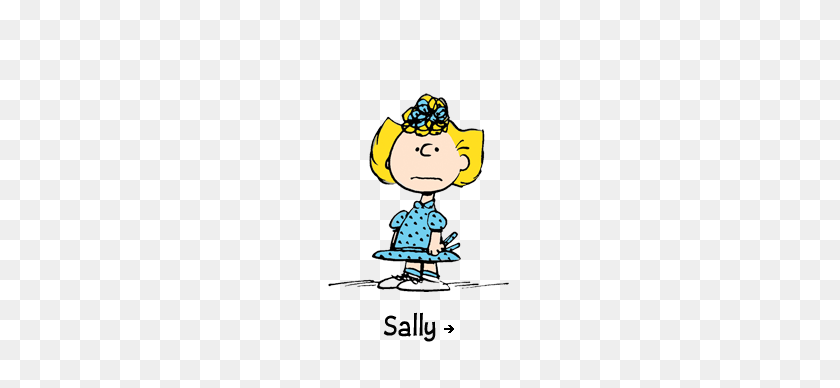 219x328 Sally - Younger Brother Clipart