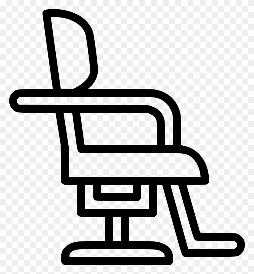 902x980 Salon Furniture Barber Hair Cutting Hairdresser Chair Png Icon - Barber PNG