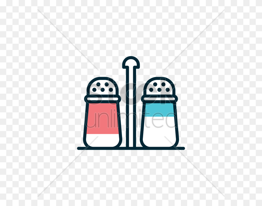 600x600 Salt And Pepper Vector Image - Salt And Pepper Shakers Clipart