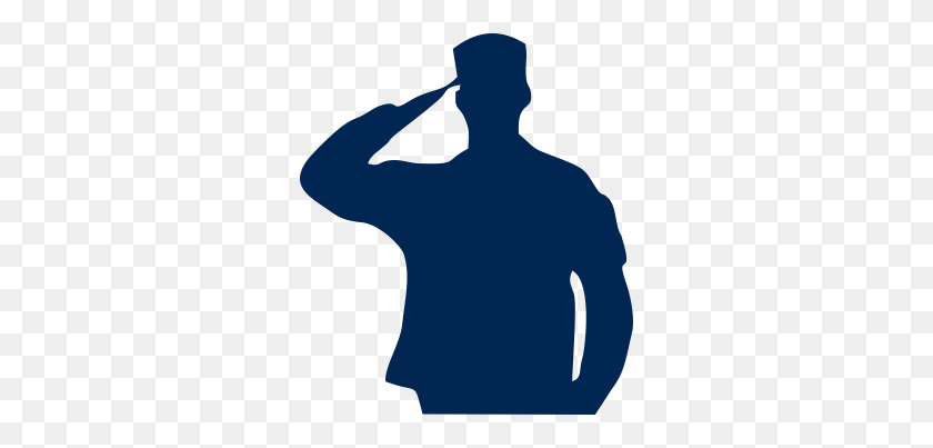 300x343 Salutesoldier Virtual Service Operations - Soldier Saluting Clipart