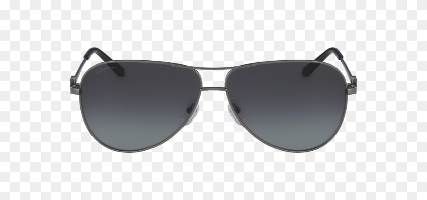 1117x480 Salvatore Ferragamo Sunglasses Aviator Frame - Aviator PNG