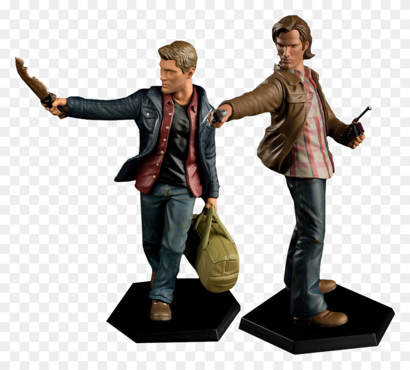 1001x897 Sam And Dean Winchester Mini Master Figures - Supernatural PNG