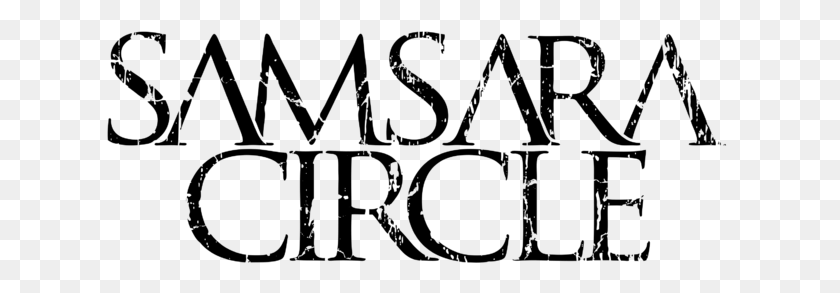 640x233 Samsaracircle Schriftzug Interlaced - Png Чересстрочный