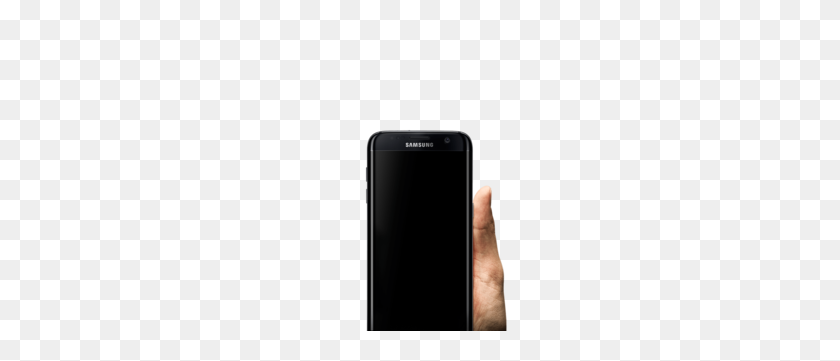 400x301 Samsung Галактика И Край Самсунг Африка En - Рука Телефон Png