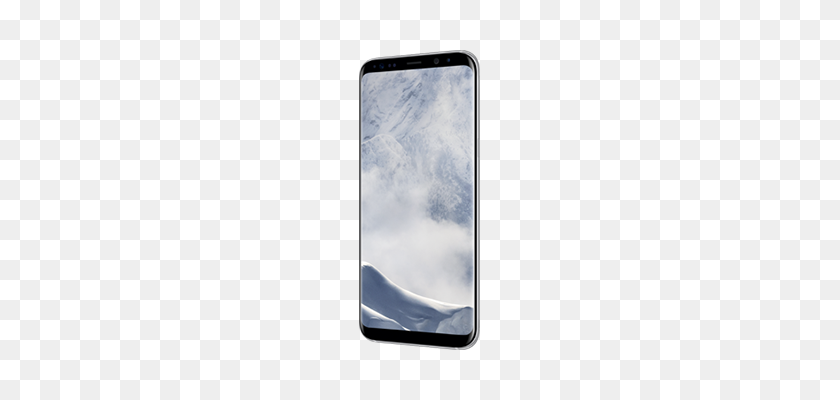 200x340 Samsung Galaxy In Arctic Silver On Pay As You Go - Samsung S8 PNG