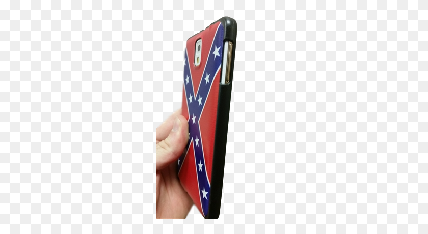 226x400 Samsung Galaxy Note Confederate Flag Cell Phone Cover - Confederate Flag PNG
