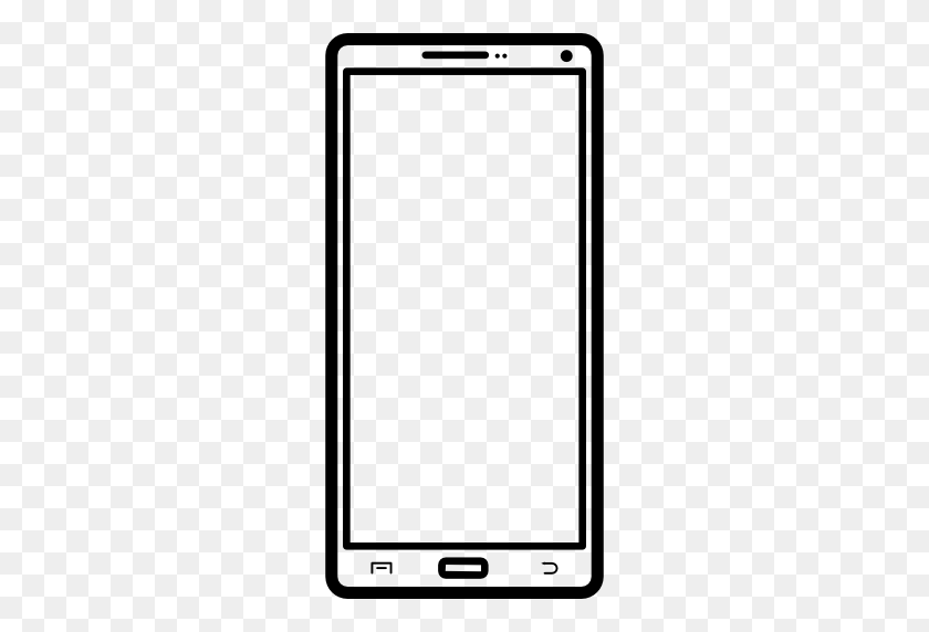 512x512 Samsung, Мобильный Телефон, Телефон, Сенсорный Экран, Технология, Смартфон - Значок Смартфона Png