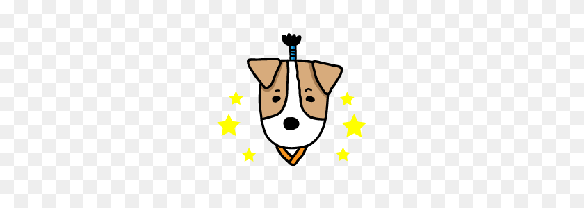 240x240 Samurai Jack Russell Terrier Fin Line Stickers Line Store - Samurai Jack PNG