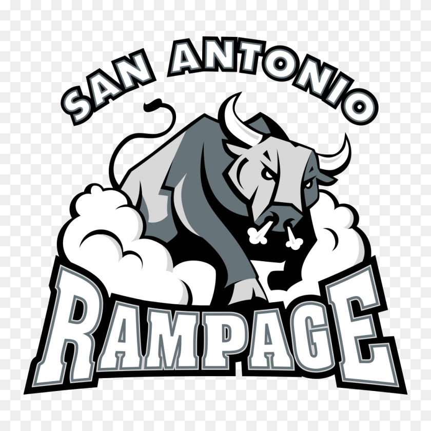 1024x1024 San Antonio Rampage Logo Transparent Png - San Antonio Clip Art