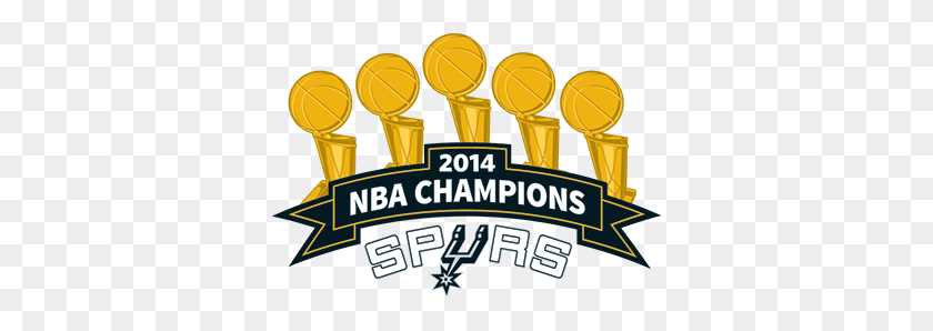 350x238 San Antonio Spurs Clipart Png - Nba Finals Trophy PNG