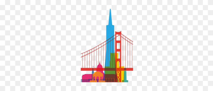 226x300 San Francisco Clipart - City Skyline Clipart