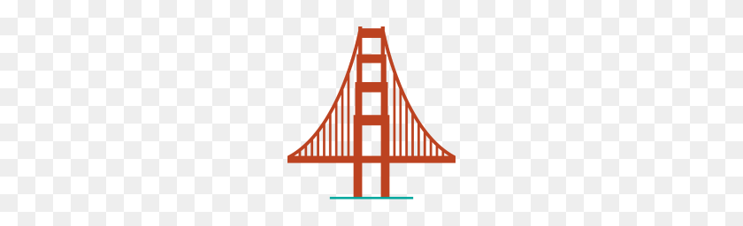 190x196 San Francisco Golden Gate Bridge Logo - Golden Gate Bridge PNG