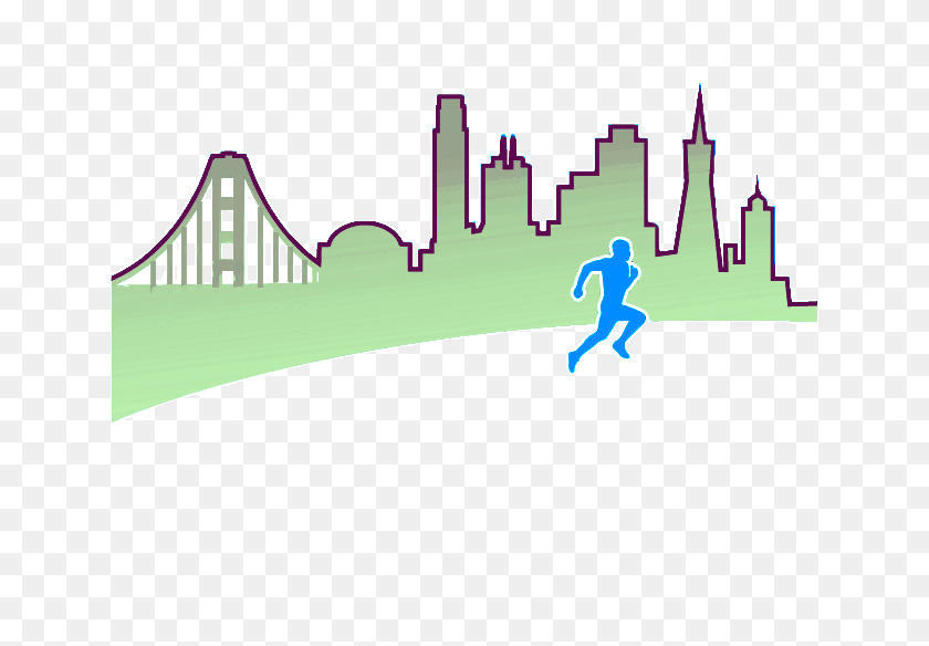 639x524 San Francisco Scenic Running Tours Guided Runs Explore San Francisco - San Francisco Skyline Clipart