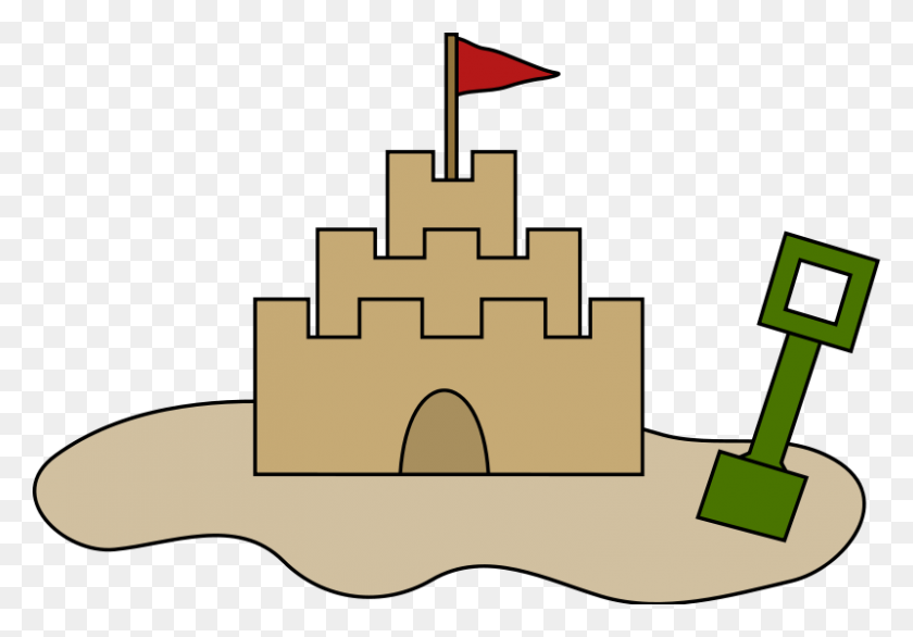 800x540 Песочный Замок Клипарт Картинки - Дворец Клипарт