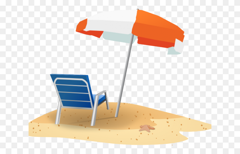 640x480 Silla De Playa Sand Clipart - Sand Clipart