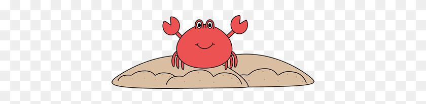 400x146 Sand Crab Clip Art Sand Crab Image Image - Crab Clipart