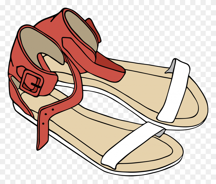 2146x1808 Sandal Clipart Vector - Cinderella Slipper Clipart