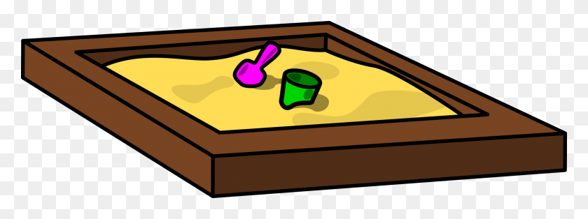 2299x750 Sandboxes Computer Icons Toy - Sand Clipart