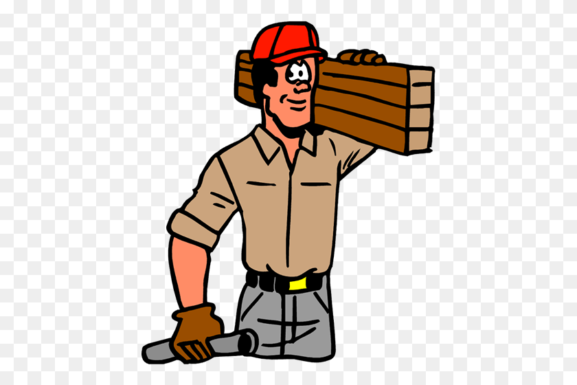 428x500 Sanders, Thad - Woodworking Clipart