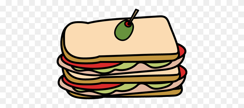 450x314 Sandwich Clipart Piece - Sandwich Clipart