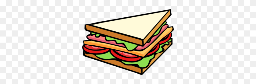 300x216 Sandwich Half Clipart - Sandwich Clipart Gratis