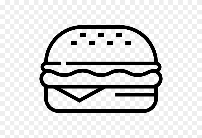512x512 Sandwich Icon - Sandwich Clipart Black And White