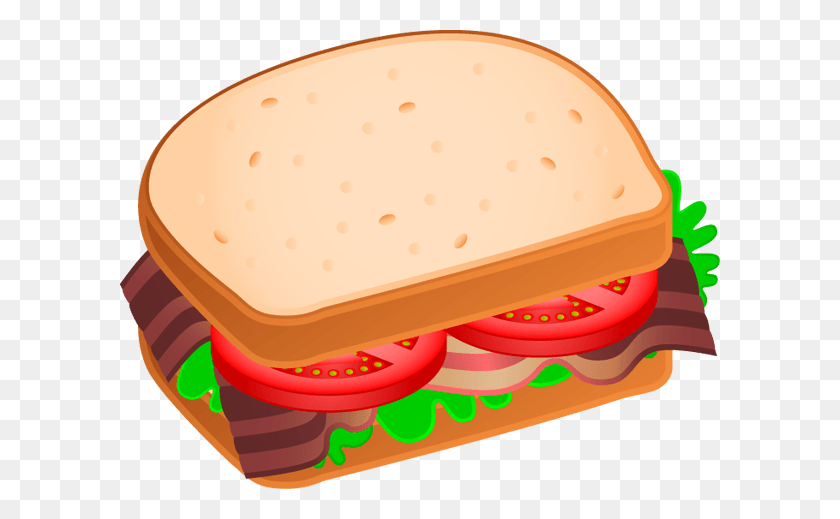 600x459 Бутерброды Клипарты - Бургер Клипарт Черно-Белое