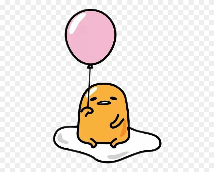 432x617 Sanrio Gudetama Lazy Egg Balloon Freetoedit - Gudetama PNG