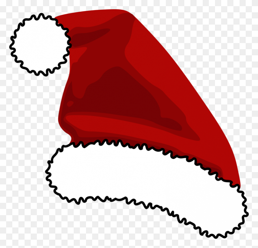 783x750 Санта-Клаус Картинки Рождество Санта-Клаус Шляпа Кепка - Шляпа Санта-Клауса Клипарт