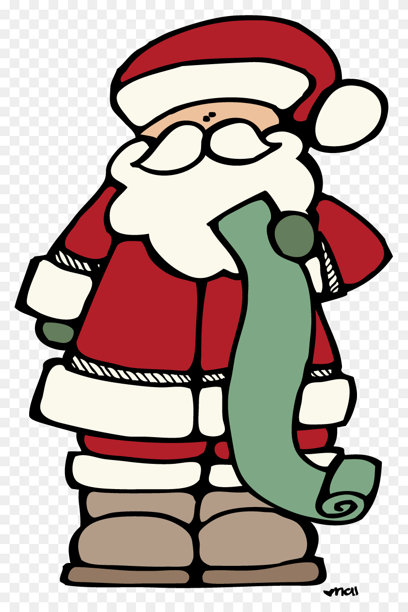779x1200 Santa Claus December Clipart, Explore Pictures - Santas List Clipart