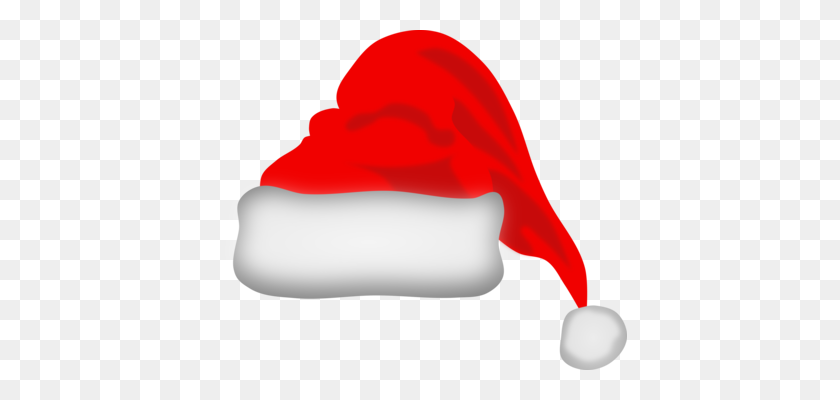 414x340 Santa Claus Elf Hat Christmas Day Clothing - Beach Hat Clipart