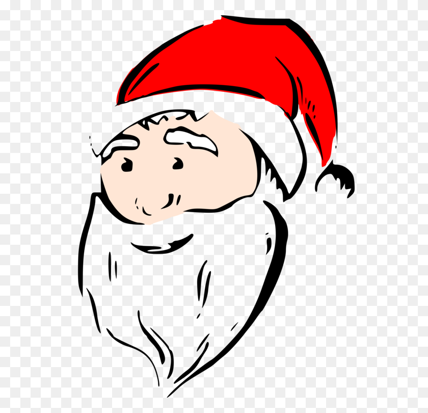 553x750 Santa Claus Face Christmas Day Reindeer Santa Suit - Santa Claus Face Clipart