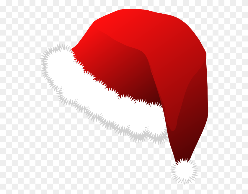 570x595 Santa Claus Hat Clip Art - Santa Claus Hat Clipart