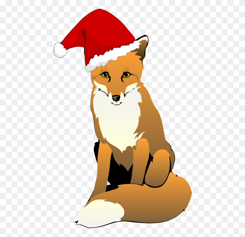 474x750 Santa Claus Santa Suit Christmas Day Hat Fox - Santa Claus Clipart
