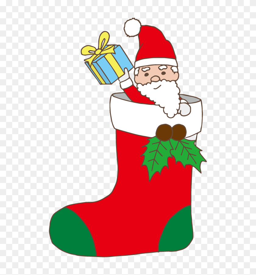 595x842 Santa Claus Stealing A Present Free Illust Net - Stealing Clipart